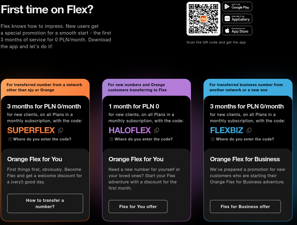 Orange Flex Promotional Offer